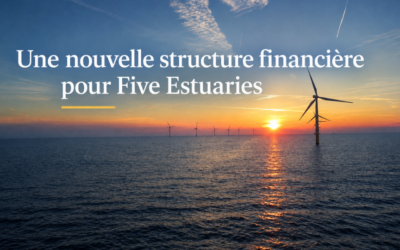 Copenhagen Infrastructure V, a acquis une participation de 25 % dans le parc éolien offshore de Five Estuaries