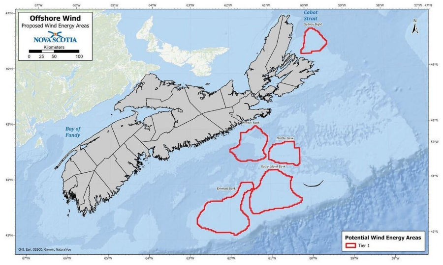 100 millions $ seront investis par le gouvernement fédéral canadien dans le projet d&rsquo;énergie éolienne en mer en Nouvelle-Écosse