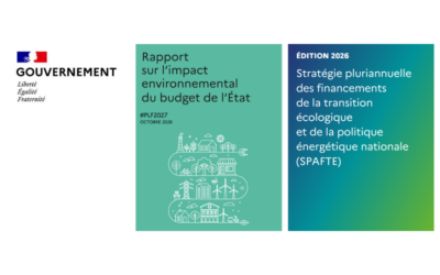 Publication de la Stratégie pluriannuelle des financements de la transition écologique et du budget vert 2027